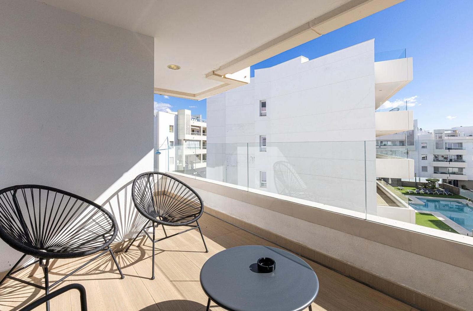 Aqua Apartments Vento, Marbella Bagian luar foto