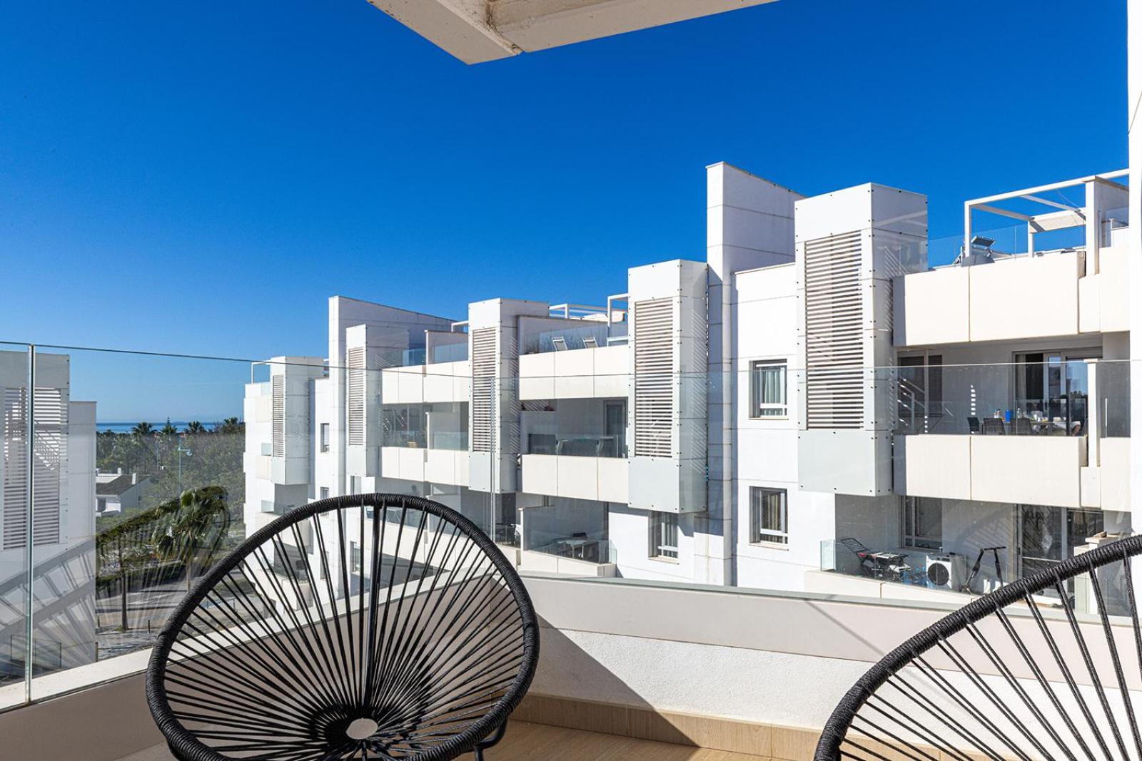 Aqua Apartments Vento, Marbella Bagian luar foto